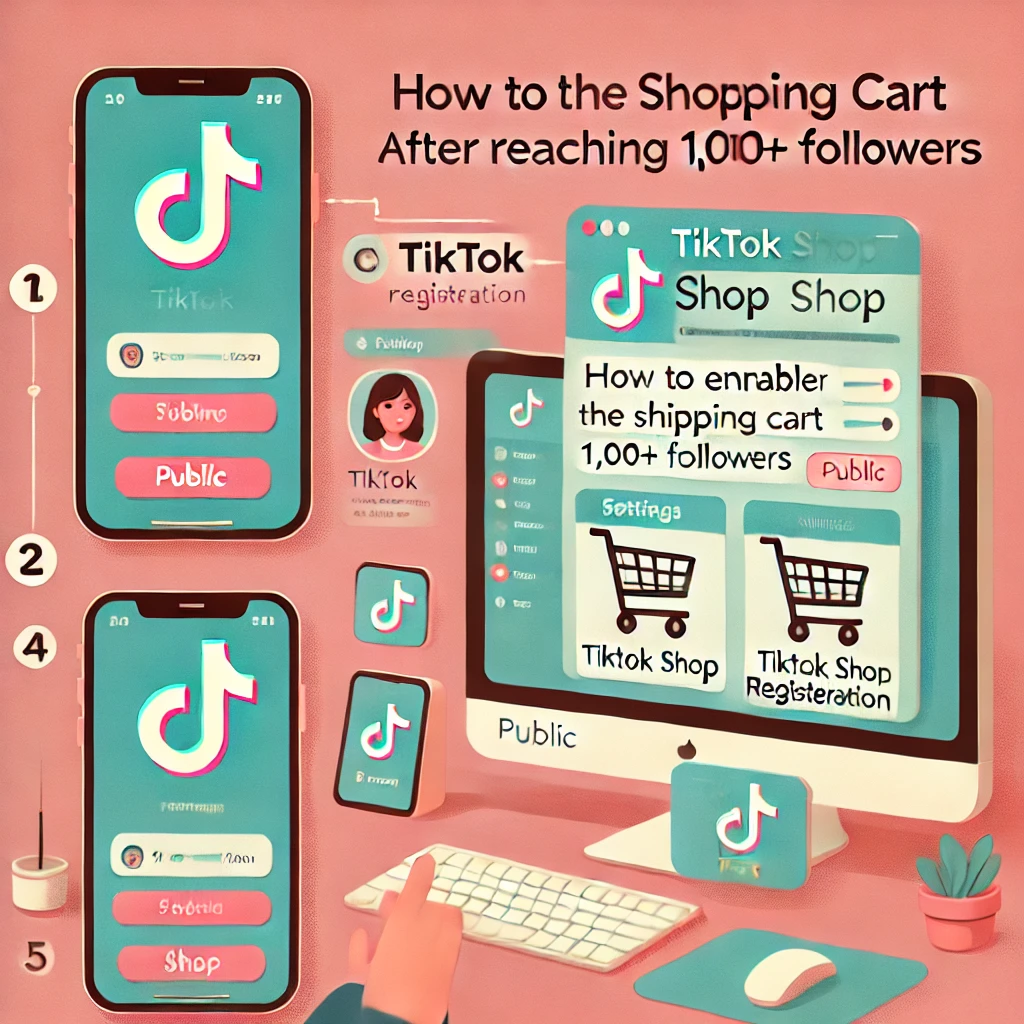 Cách Hiện Giỏ Hàng Trên TikTok Sau Khi Đạt 1.000 Follow