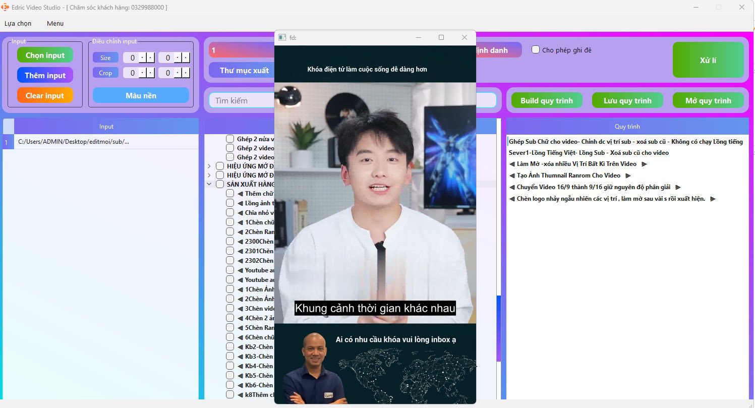 Khám Phá Tool Edric Studio Video – Giải Pháp Chỉnh Sửa Video Hàng Loạt Đỉnh Cao Năm 2025