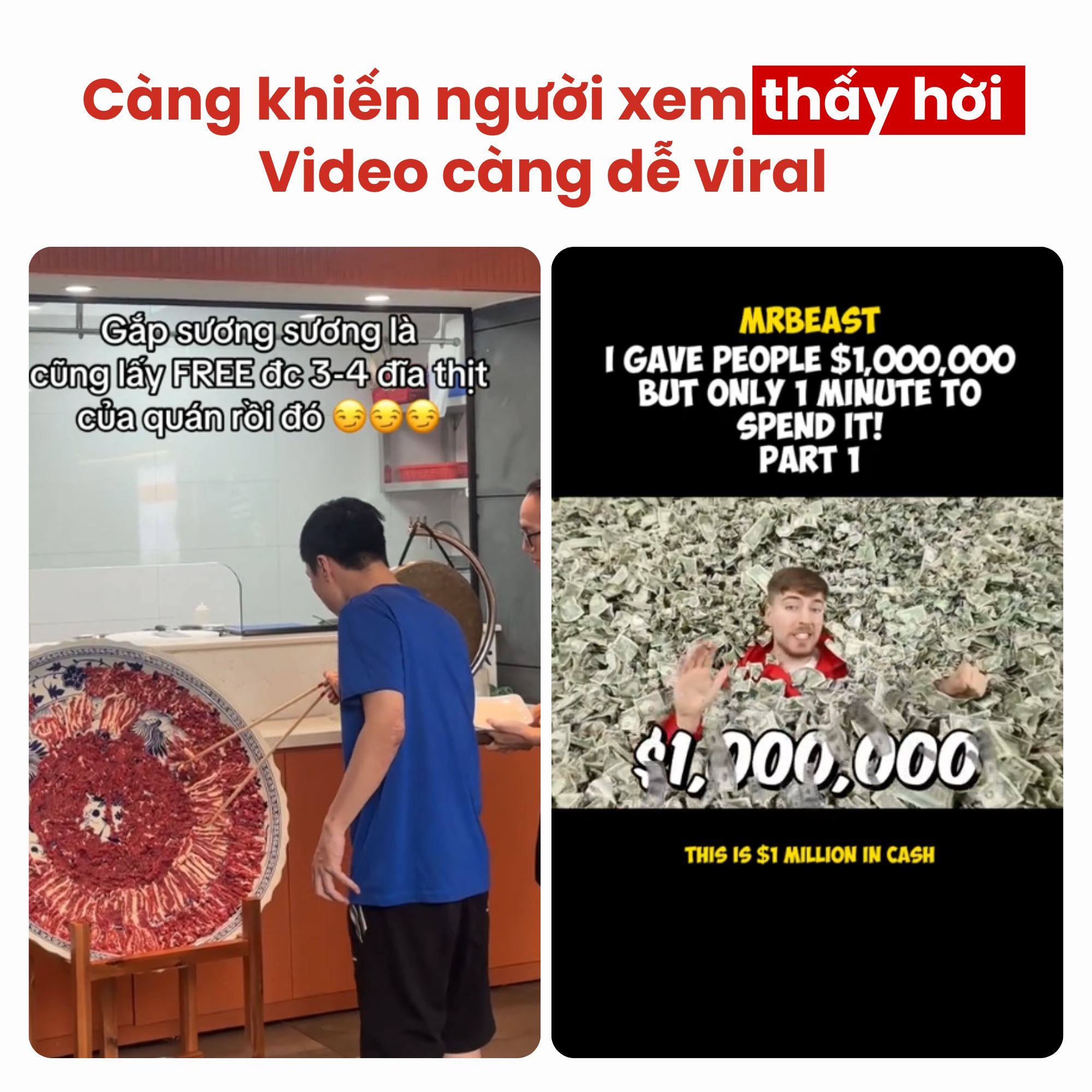 Càng Khiến Người Xem Thấy Hời - Video Càng Dễ Viral