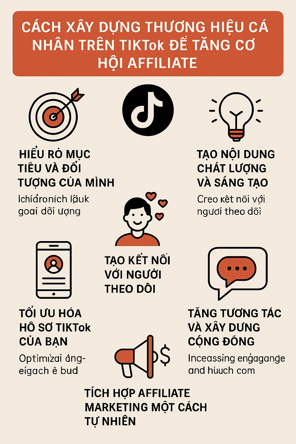 Cách Xây Dựng Thương Hiệu Cá Nhân Trên TikTok để Tăng Cơ Hội Affiliate