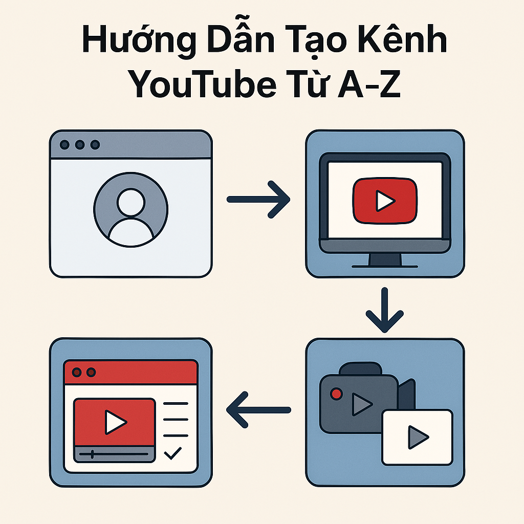 Hướng Dẫn Tạo Kênh YouTube Từ A-Z: Bước Đầu Khởi Nghiệp Cho Những Người Mới