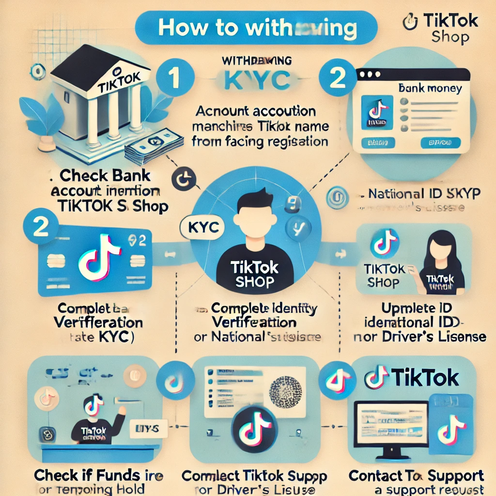 Cách Rút Tiền Từ TikTok Shop Khi Bị Lỗi