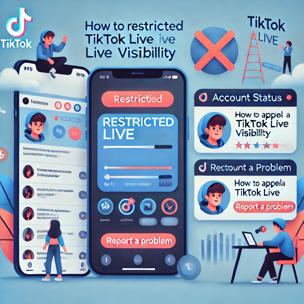 Cách Khắc Phục Khi Live TikTok Bị Hạn Chế Hiển Thị